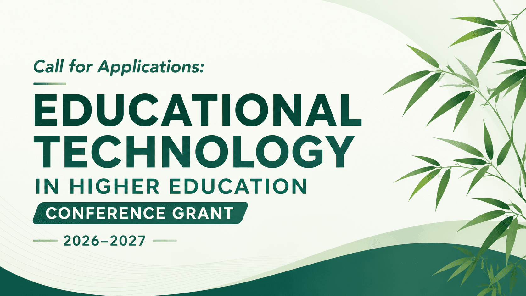 2026-2027 Education Technology in Higher Education Conferences Grant cover image